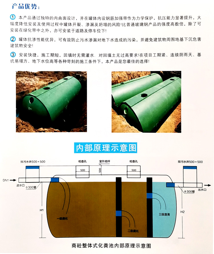 信丰玻璃钢化粪池
